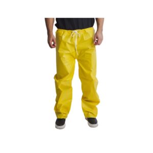 Calca PVC Forrada Pop Amarela - Tam G