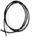 Tubo PU Preto D8MM 8,0X1,5 C/ 1,0 Metro