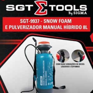 SGT-9937 - Snow Foam e Pulverizador Manual Hibrido 8L