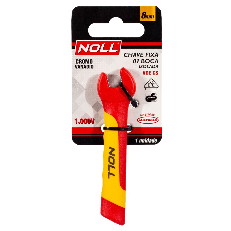 Chave Fixa 1 Boca Isolada - 1000V - Vde 21 MM Vde GS