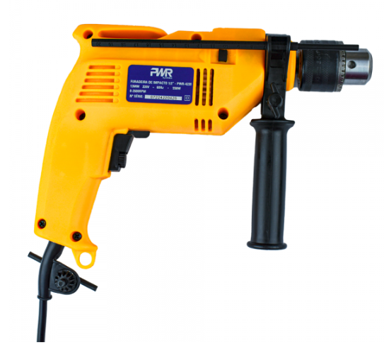 PWR-4220 - Furadeira de Impacto Hobby 1/2" - 13MM - 550W - 220V