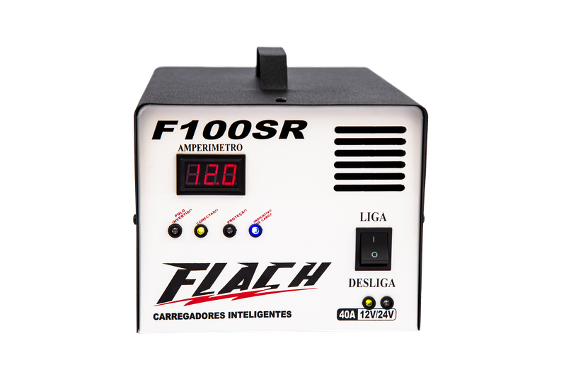 Carregador Inteligente 40A C/Aux. de Bateria na Part. 100A - 12/24 Volts