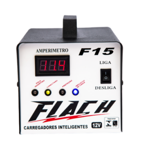 Carregador Inteligente 15A C/Aux. Bateria na Part. 15A - 12V