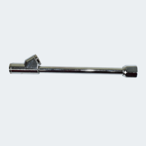 Bico Inflador Duplo Reto 1/4" com Rosca 150MM