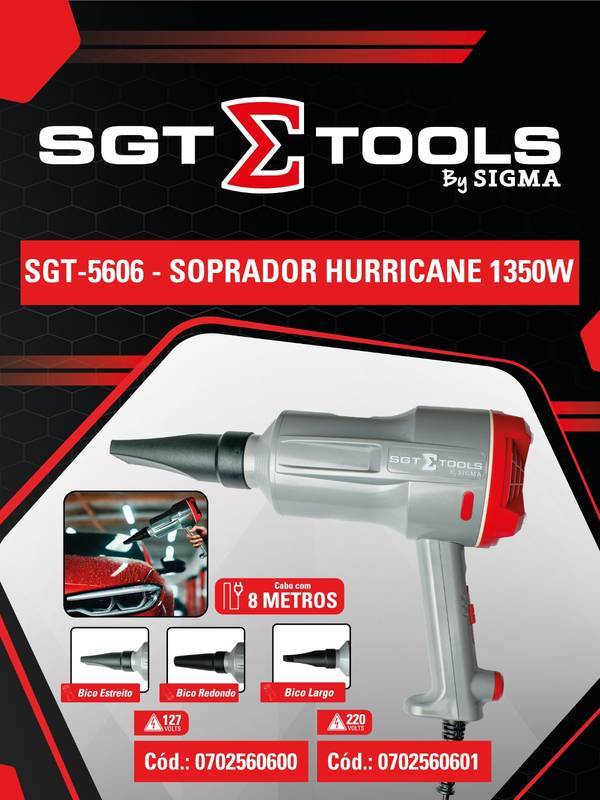 SGT-5606 - 220V - Soprador Hurricane 1350W