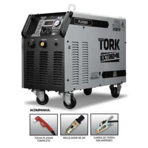 Plasma Arco Piloto - Touch 100 Comp Hybrid - Inversor Plasma 100 Amperes C/ Compressor Embutido - 35