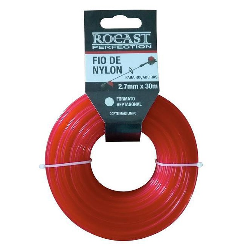 Fio de Nylon P/Roçadeira 3.0 MM - 30M