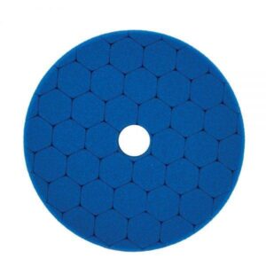 Boina Hex Espuma 3" P/ Roto Orbital - Azul - Corte Leve