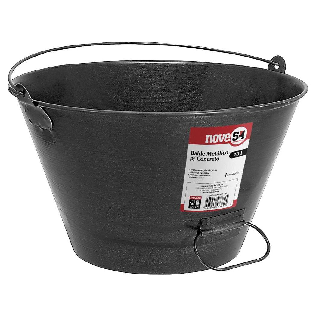 Balde Metalico Concreto" 10LT
