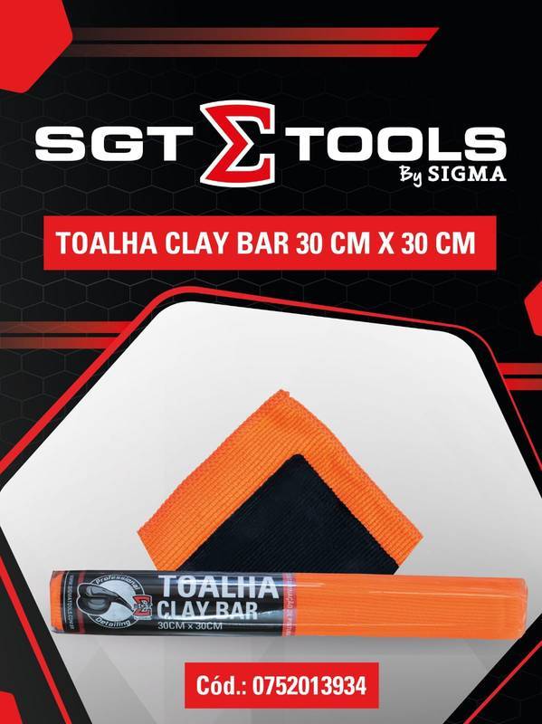 Toalha Clay Bar 30CM X 30 CM