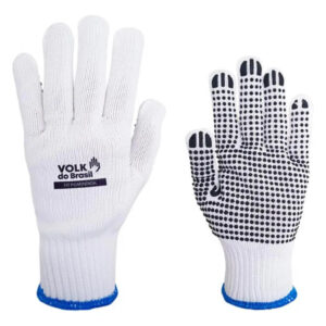 Luva Tricotada Pigmentada Branca 8/M - (FIT)