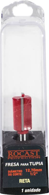 Fresa P/Tupia Reta 1/2" X 1/4"