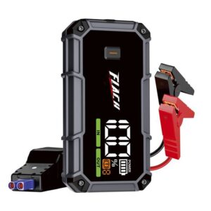 Auxiliar de Partida Portatil Digital 12 Volts -800A Pico (Potência Similar Bat. 100A)