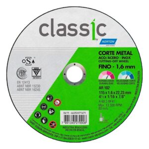 Disco Corte Classic (AR102) - 115X1.6X22.23MM