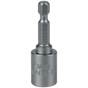 10666-1/4* Adaptador para Soquetes Tipo Canhão Magnético