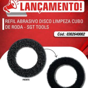 Refil Abrasivo para Disco Limpeza de Cubo de Roda