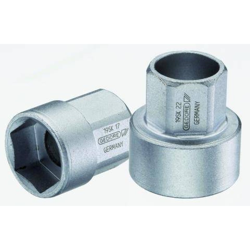 19SK-12 Soquete Sextavado Adaptador Curto