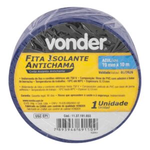 Fita Isolante Azul - 19MMX10M