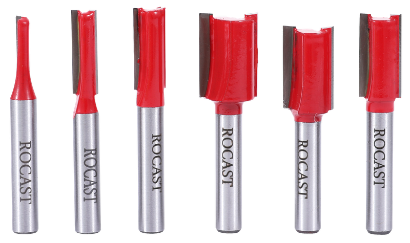 JG Fresas P/Tupia 1/4" 6 Pçs