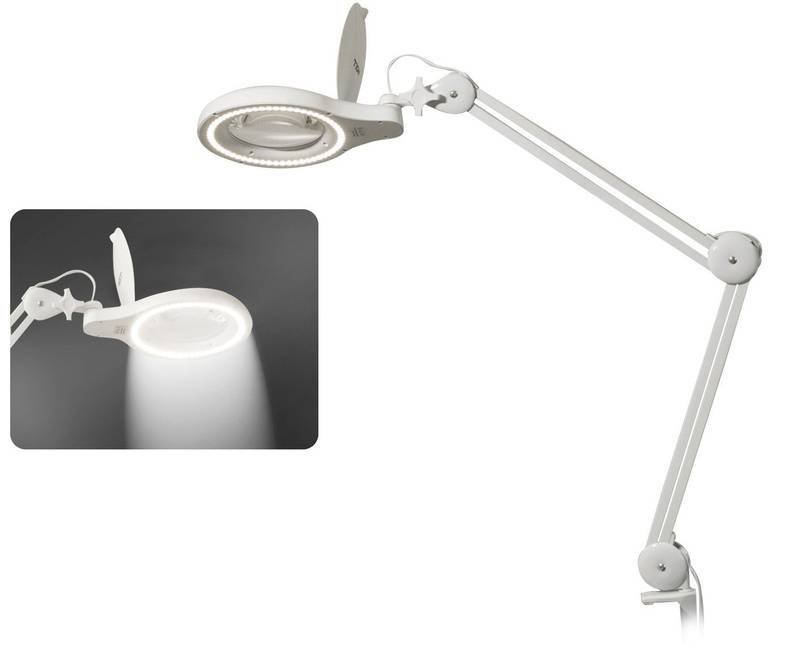 LUMINARIA C/LUPA LED - BIVOLT 127V /220V 60Hz 5 DIOPTER