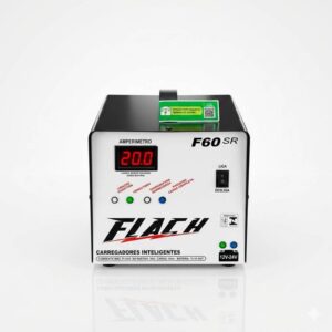 Carregador de Acum. Baseado em Tec. Digital. Mod.: F60 SR. (20A-12/24V). Aux. Bateria na Part. em AT
