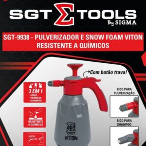SGT-9938 - Pulverizador e Snow Foam Viton - Resistente a Quimicos