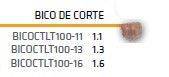 BICO DE CORTE CURTO PLASMA LT 100 - 1.6 mm