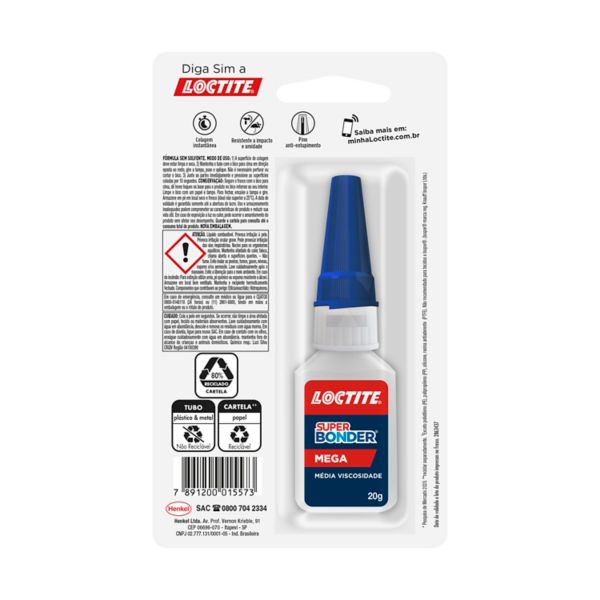 LOCTITE SAP_0201DCLSB1A2 — Super Bonder Mega 20
