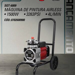 SGT-6009 - Maquina de Pintura Airless - 1500W - 4L/MIN