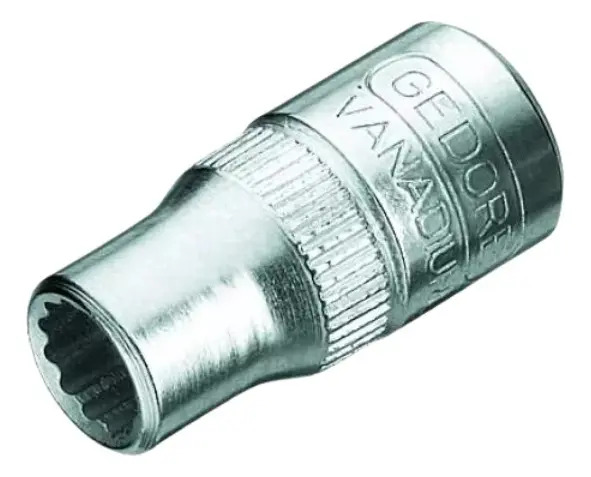 D20-4,5 Soquete Estriado Encaixe 1/4*