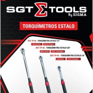 SGT-TP-02 - Torquimetro Estalo 3/8 - 20 a 120 NM