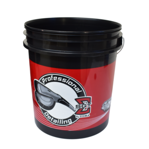 Balde Detailer Preto e Vermelho