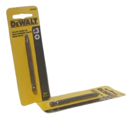 DEWALT Ponta 3 1/2" - Phillips #3 - Cartela com 1 Unidade