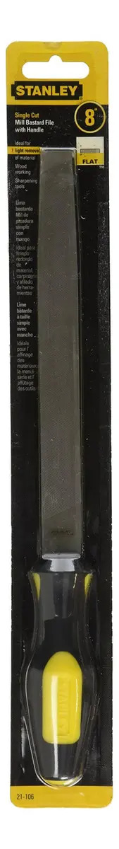 STANLEY Lima Plana Bastarda 8POL (203,0MM)