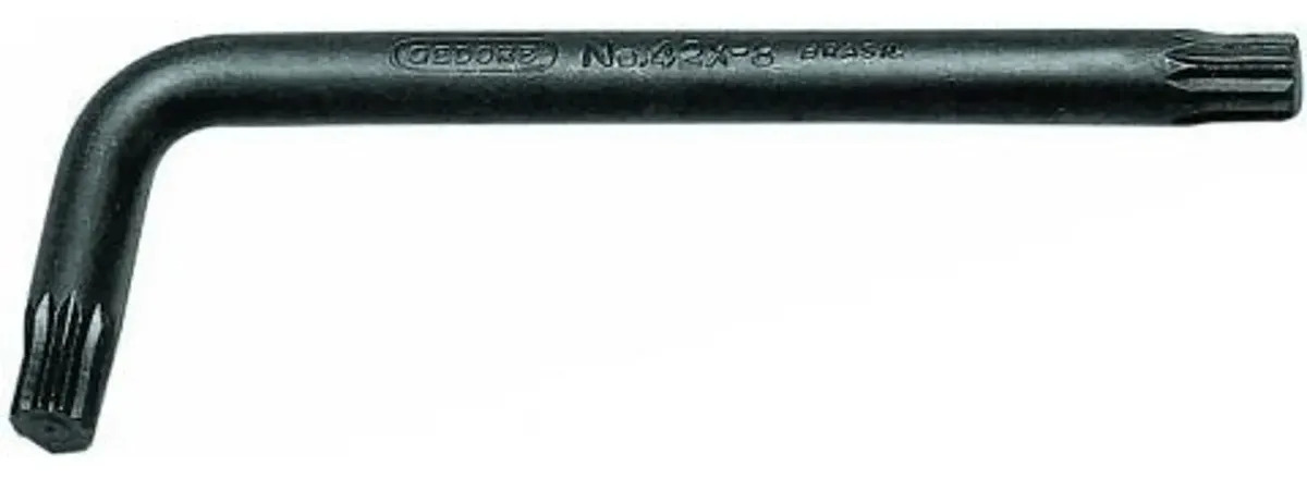 42X-4 Chave L Multidentada Xzn