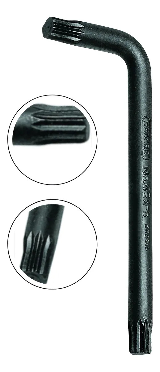 42X-18 Chave L Multidentada Xzn