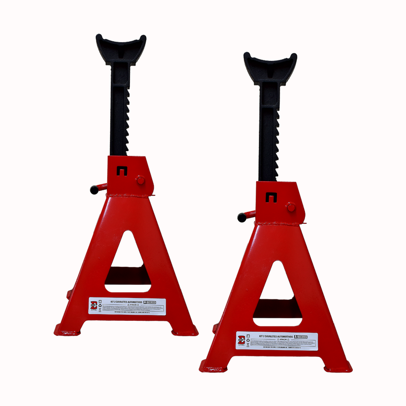 KIT 2 Cavaletes Automotivos 6 Ton