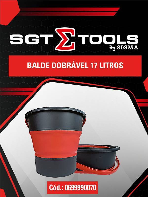 Balde Dobrável 17 Litros