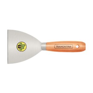 Espatula Rig. Aco Carbono C/Madeira - (10CM)