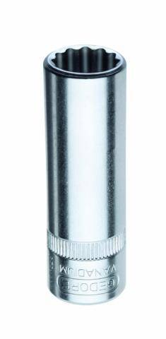 D20L-11/32'' Soquete Estriado Longo Encaixe 1/4''