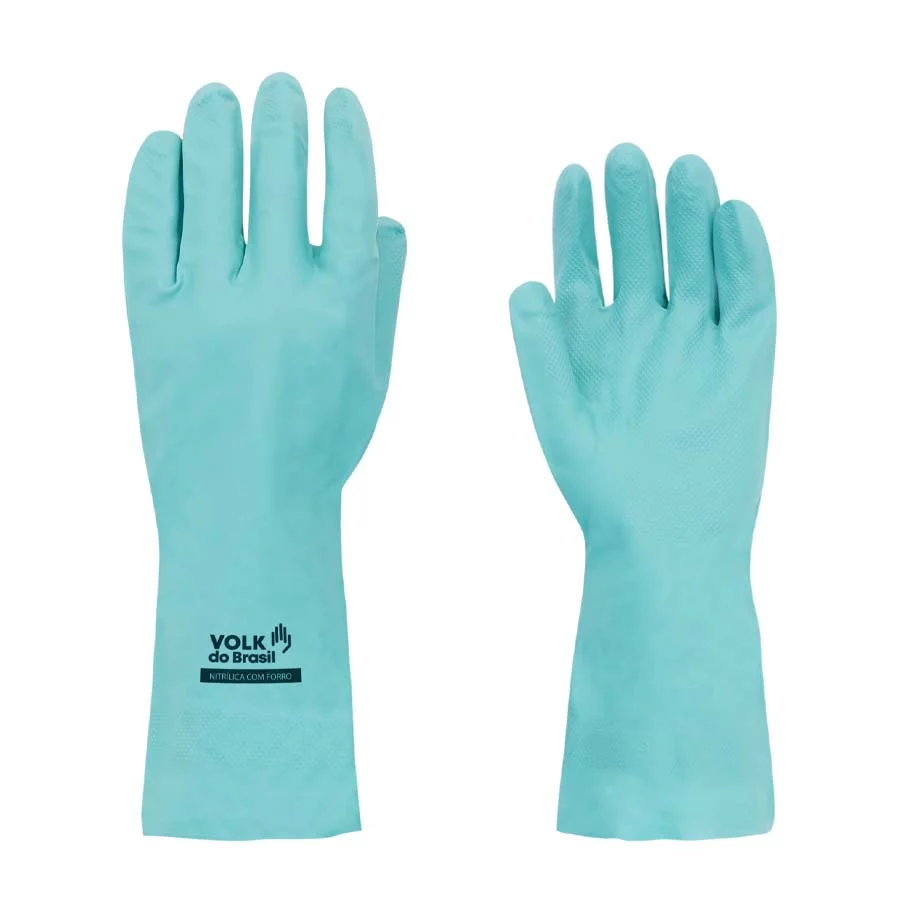 Luva Nitrilica C/Forro 10/EG - (Slim)