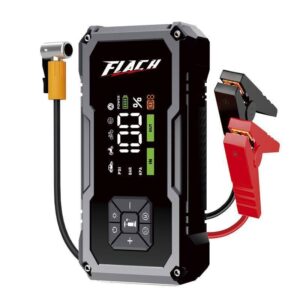 Auxiliar de Partida Portatil com Compressor 12 Volts -600A Pico (Potência Similar Bat. 50A)