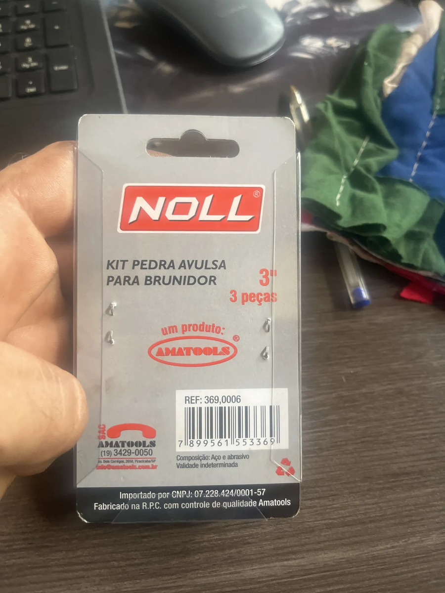 KIT Pedra Avulsa P/Brunidor 3" 3 Peças
