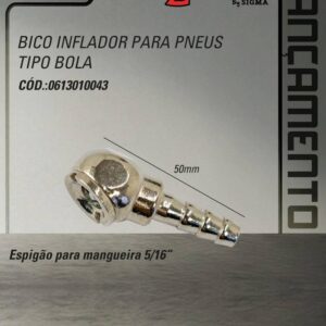 Bico Inflador para Pneus Tipo Bola