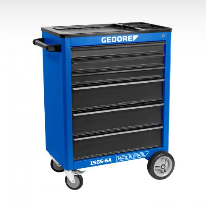 1585-9A Carro para Ferramentas com 9 Gavetas - Azul