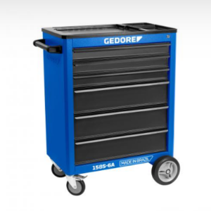 1585-6A Carro para Ferramentas com 6 Gavetas - Azul