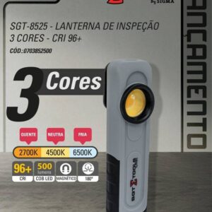 SGT-8525 - Lanterna de Inspecao 3 Cores - Cri 96+