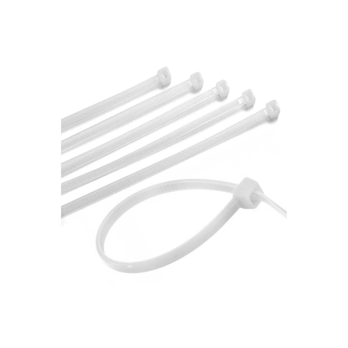 Abraçadeira em Nylon - Branco 4.80 X 500 MM 100 PCS/Emb