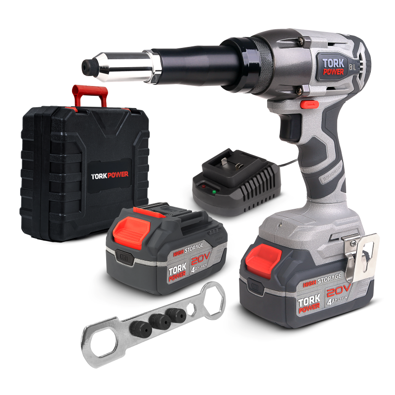 Rebitadeira a Bateria - 20V - 10KN - 2.4 a 5.0MM - Motor Brushless