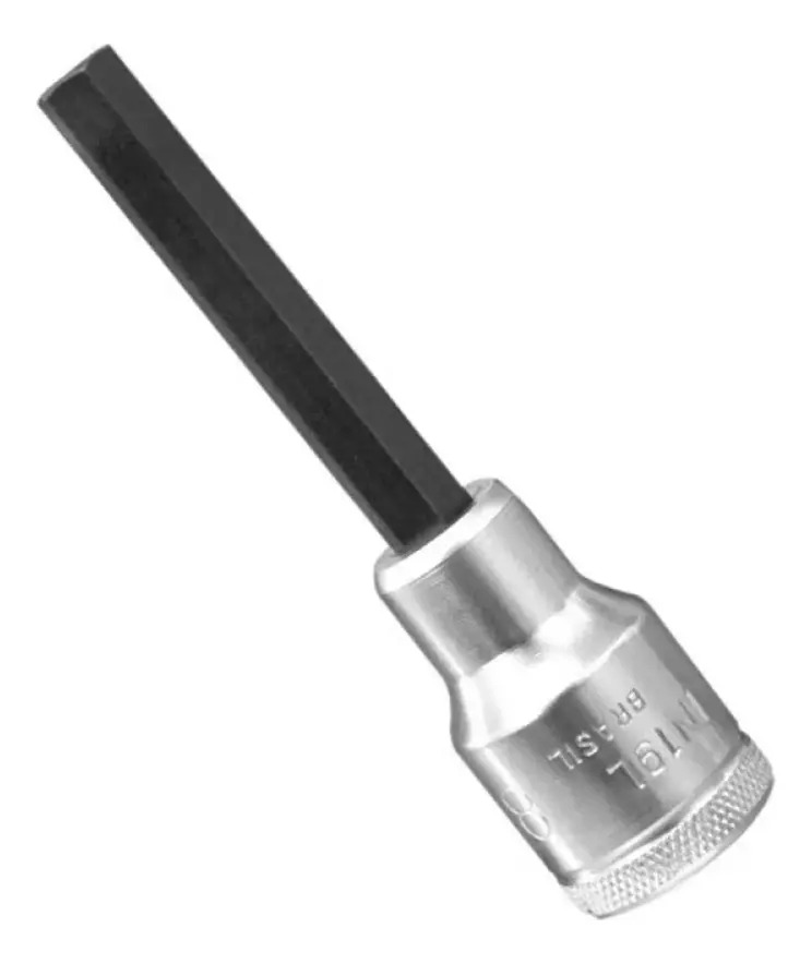 IN19L-4 Chave Soquete Hexagonal Longa Encaixe 1/2"